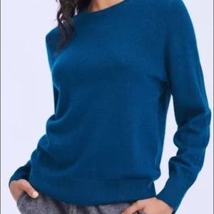 NAADAM Original Cashmere Sweater Peacock Blue